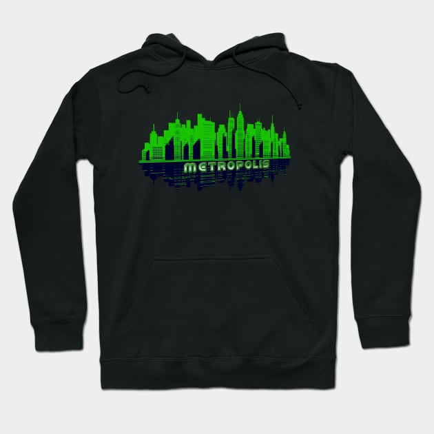 METROPOLIS #4 Hoodie by RickTurner